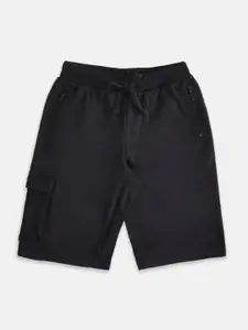 Pantaloons Junior Boys Charcoal Grey Cotton Shorts