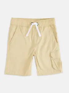 Pantaloons Junior Boys Tan Cotton Shorts