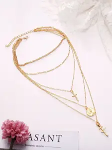 HOT AND BOLD Gold-Plated Layered Necklace