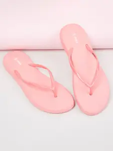 max Women Pink Thong Flip-Flops