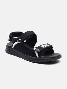 FILA Men Black Comfort Sandals