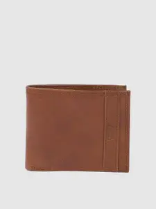 Levis Men Brown Leather Two Fold Wallet