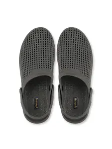 Histeria Histeria Men Grey Rubber Clogs