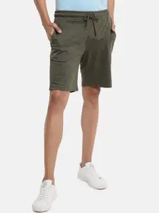 Campus Sutra Men Olive Green Outdoor Shorts