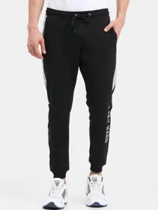 ARDEUR Men Black Solid Cotton Joggers