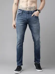 Roadster Men Blue Skinny Fit Light Fade Jeans