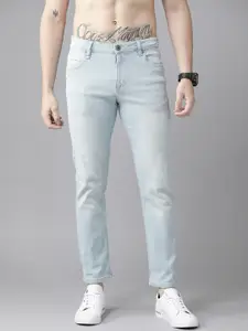 Roadster Men Blue Slim Tapered Fit Light Fade Stretchable Jeans