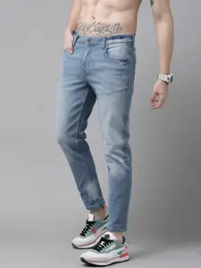Roadster Men Blue Light Fade Stretchable Jeans