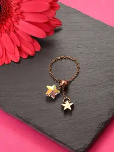 SOHI Gold-Plated Finger Ring