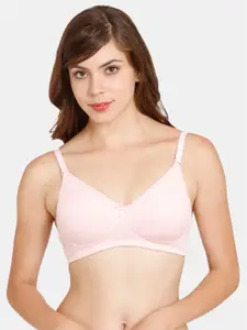 Rosaline by Zivame Pink Non Padded Non-Wired Bra