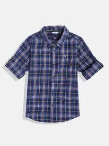 Allen Solly Junior Boys Sport Tartan Checked Casual Shirt