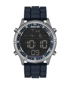 REACTION KENNETH COLE Men Blue Dial & Blue Straps Digital Watch KRWGP2191104