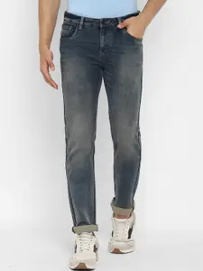 Turtle Men Blue Narrow Tapered Fit Heavy Fade Jeans