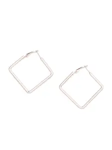 Blisscovered Gold-Toned Contemporary Hoop Earrings