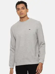 Van Heusen Sport Men Grey Sweatshirt