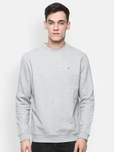 Van Heusen Sport Men Grey Sweatshirt