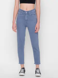 ZOLA Women Grey Slim Fit Lightweight Ankle Length Jeans