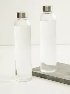 Home Centre Transparent Solid Victory Borosilicate Water Bottle