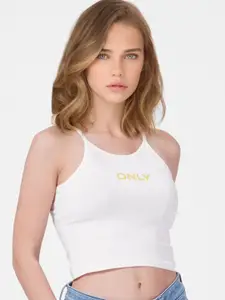 ONLY White Tank Crop Top