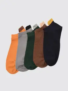 Trendyol Men Pack of 5 Solid Socks