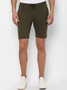 Allen Solly Sport Men Olive Green Slim Fit Regular Shorts