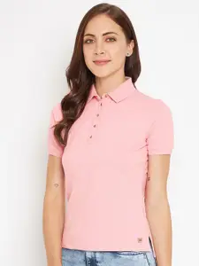 Madame Women Pink Shirt Style Top