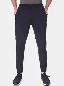 FITINC Men Navy Blue Solid Dry Fit Light Weight Track Pants