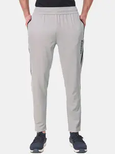 FITINC Men Grey Solid Dryfit Relaxed Fit Track Pants
