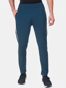 FITINC Men Blue Solid Dryfit Relaxed Fit Track Pants