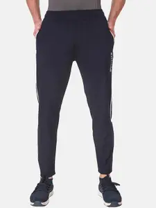 FITINC Men Navy Blue Solid Dry Fit Light Weight Track Pants