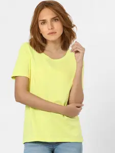 Vero Moda Women Yellow T-shirt