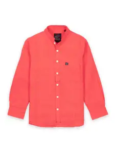 Status Quo Boys Coral Casual Shirt
