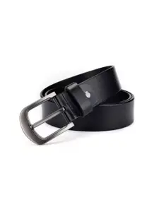 KAEZRI Men Black Leather Belt