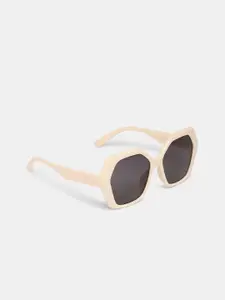 20Dresses Women Grey Lens & White Wayfarer Sunglasses SG0621