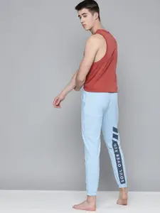 HRX By Hrithik Roshan Men Printed Slim Fit Cotton Yoga Sustainable Joggers