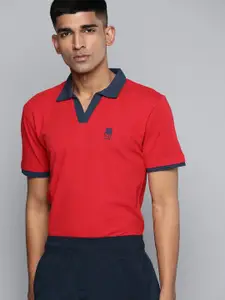 HRX by Hrithik Roshan Men Polo Collar Pure Cotton T-shirt