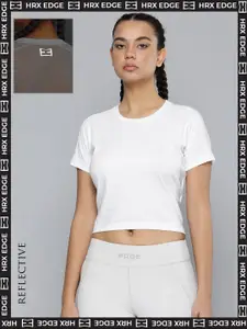 HRX By Hrithik Roshan EDGE Women Rapid-Dry Textured T-Shirt