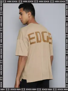 HRX By Hrithik Roshan EDGE Men Misti Lilac Bio-Wash Brand Carrier Tshirts