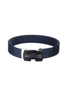 Kastner Kastner Men Blue Textured Formal Belt