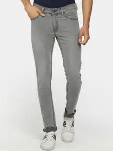 V-Mart Men Grey Slim Fit Stretchable Jeans