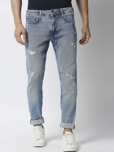 Pepe Jeans Men Mildly Distressed Heavy Fade Jeans