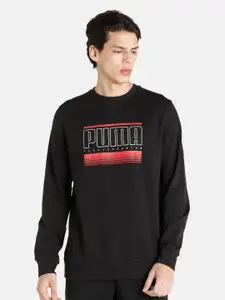 Puma Men Big Logo Cotton Regular Fit Sweatshirt
