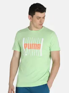 Puma Typography Printed Slim Fit Cotton T-shirt