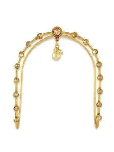 AccessHer Women Gold-Plated Brass Armlet Bracelet