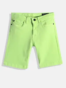 Allen Solly Junior Boys Green Shorts