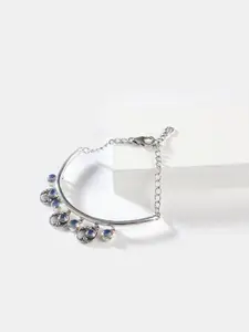 SHAYA Women Blue Silver Charm Bracelet