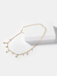SHAYA Gold-Toned Gold-Plated Charm Necklace