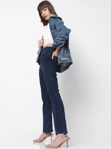 Vero Moda Women Blue High-Rise Stretchable Jeans