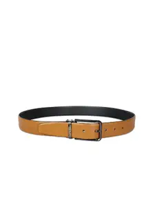 Kenneth Cole Men Tan Reversible Leather Belt
