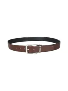 Kenneth Cole Men Brown Solid Leather Casual Belt